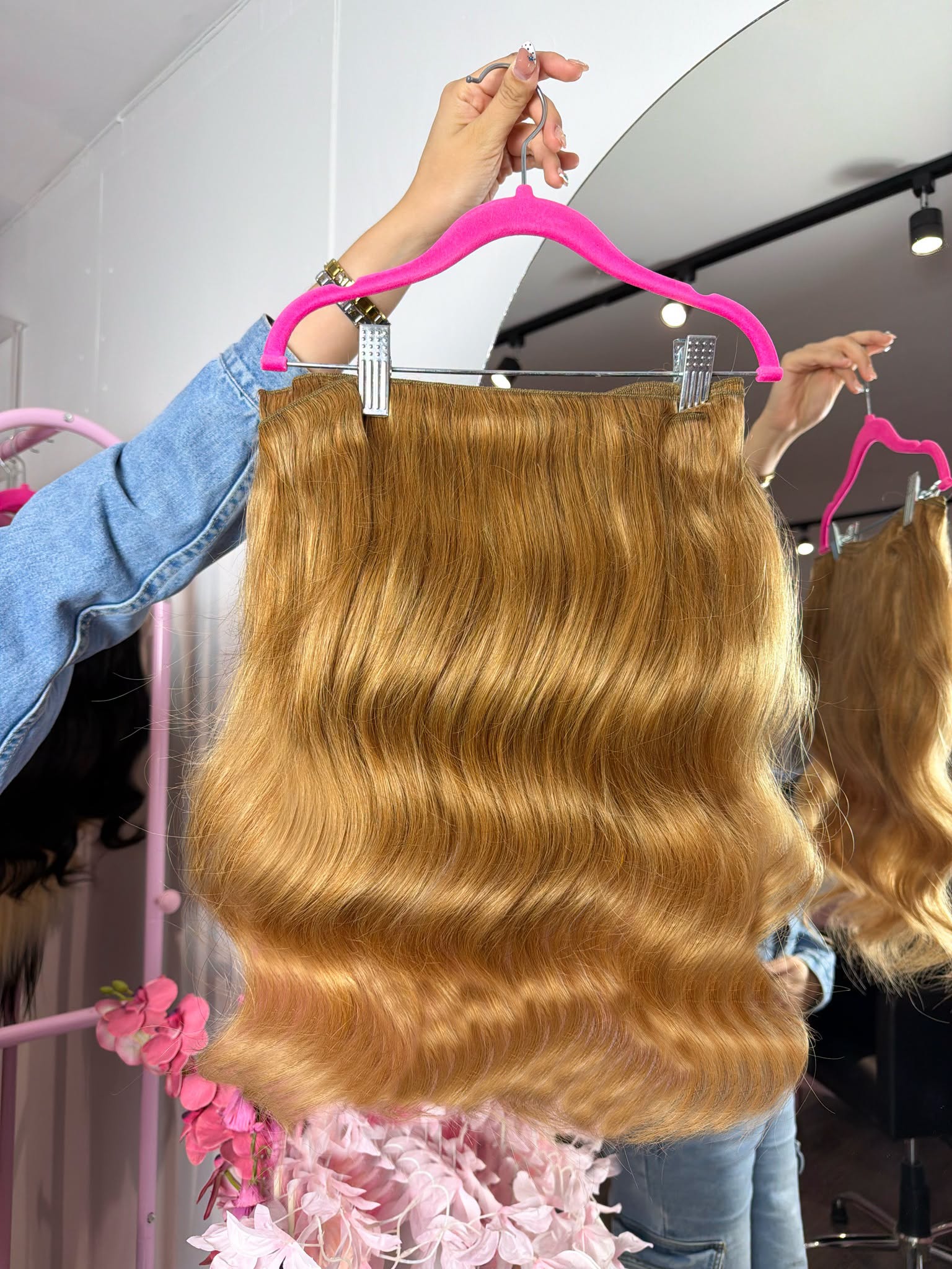 Cortina de 2 Metros💗 Natural 18"