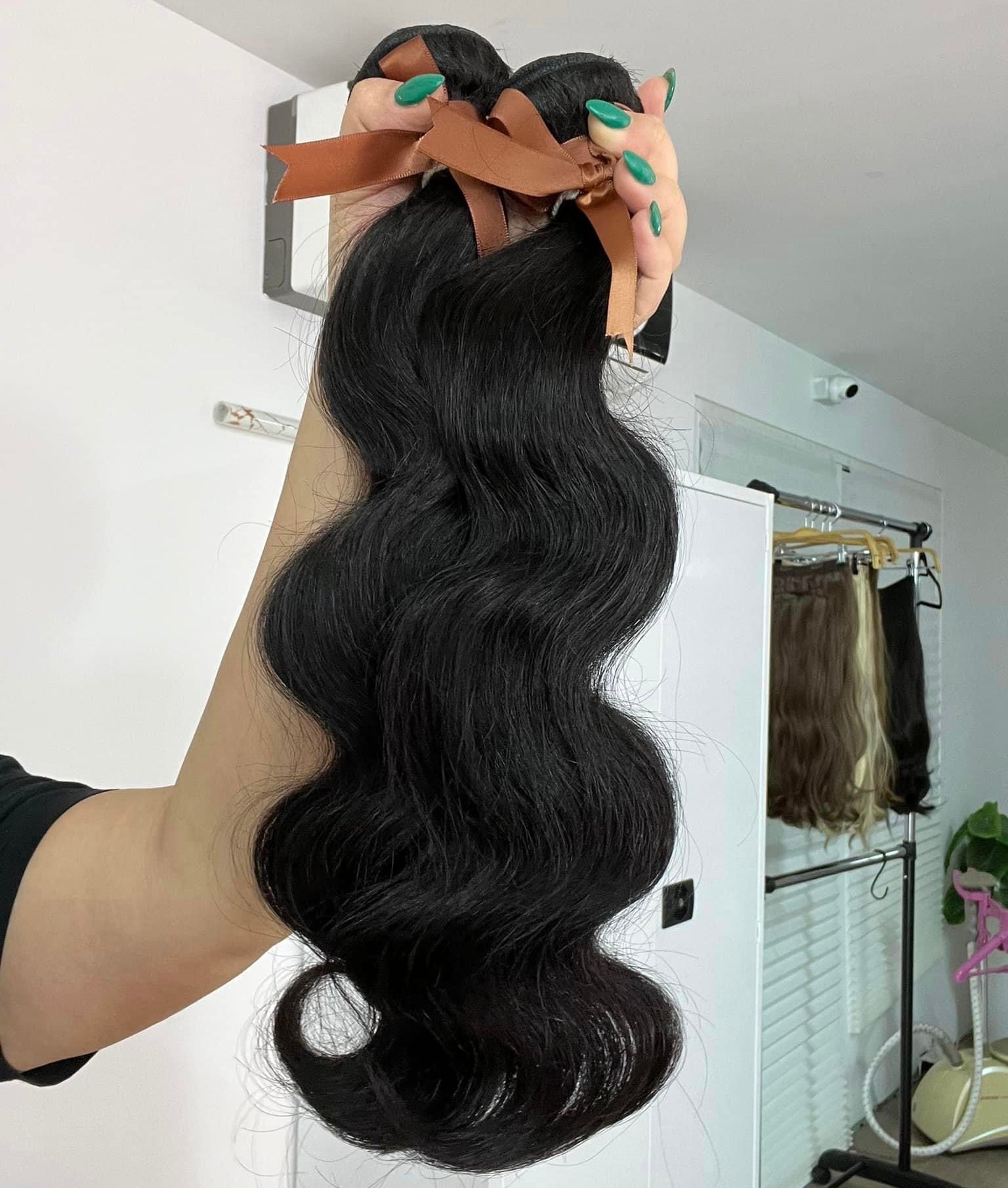 Cortina de 2 Metros💗 Natural 18"