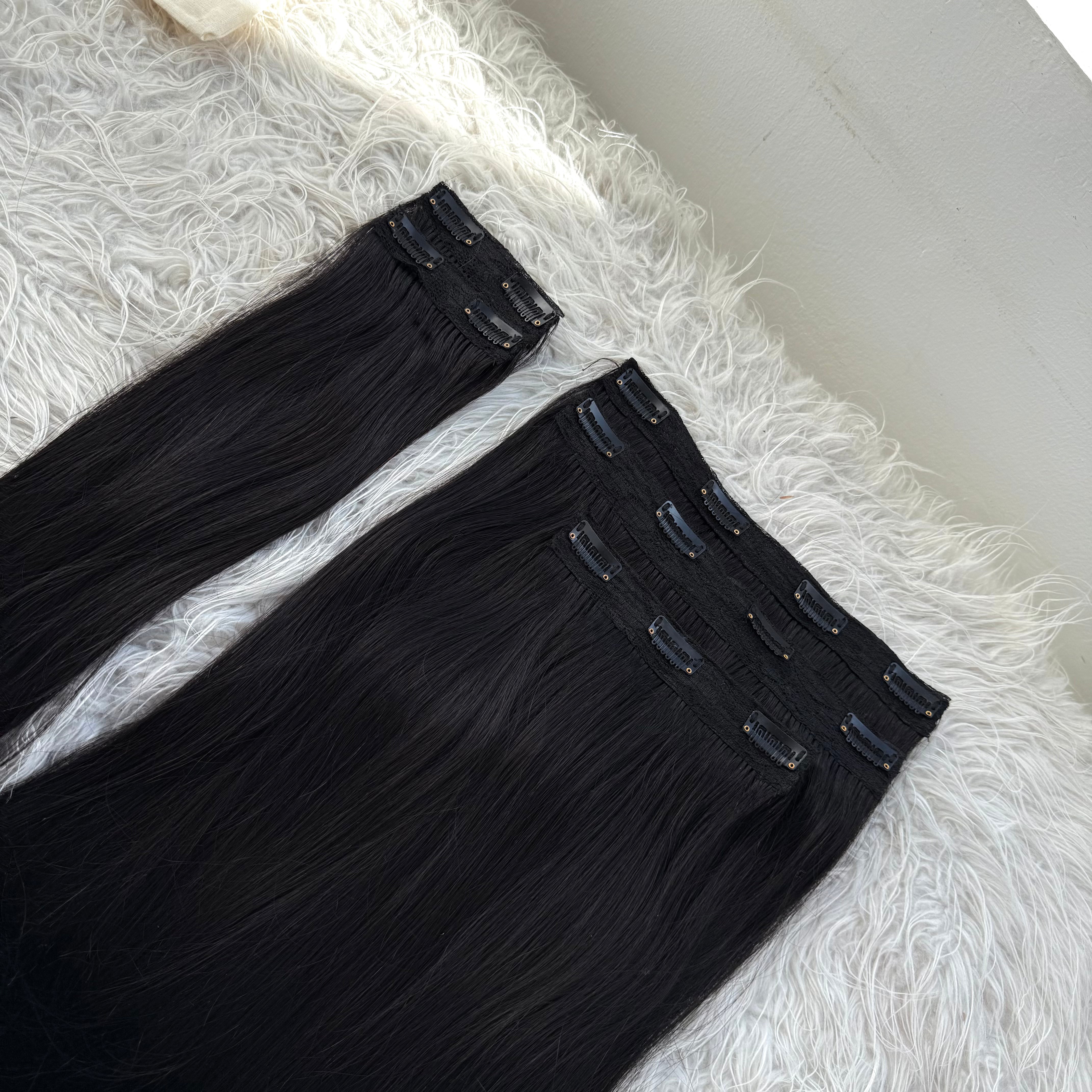 Set 5 Cortinas 🎀 24" Naturales