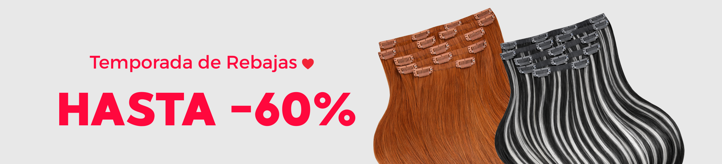 REBAJAS CABELLO HUMANO