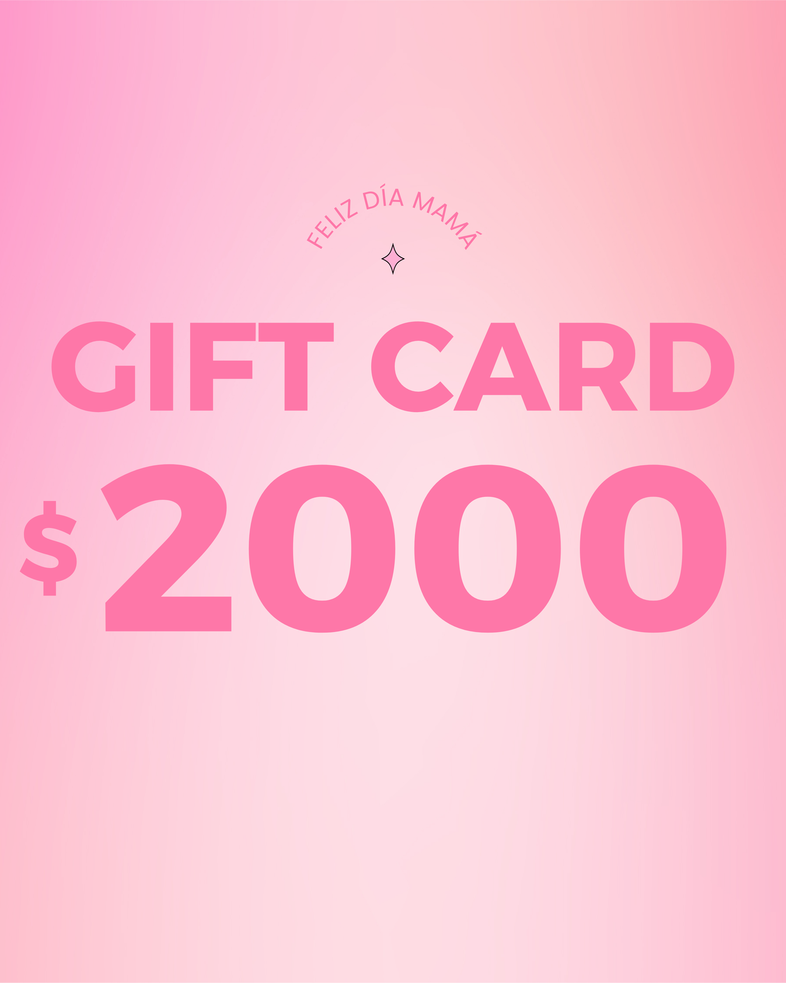 GIFT CARD MAMÁ $2000